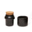 Ceramic Grinder + Jar Small Black