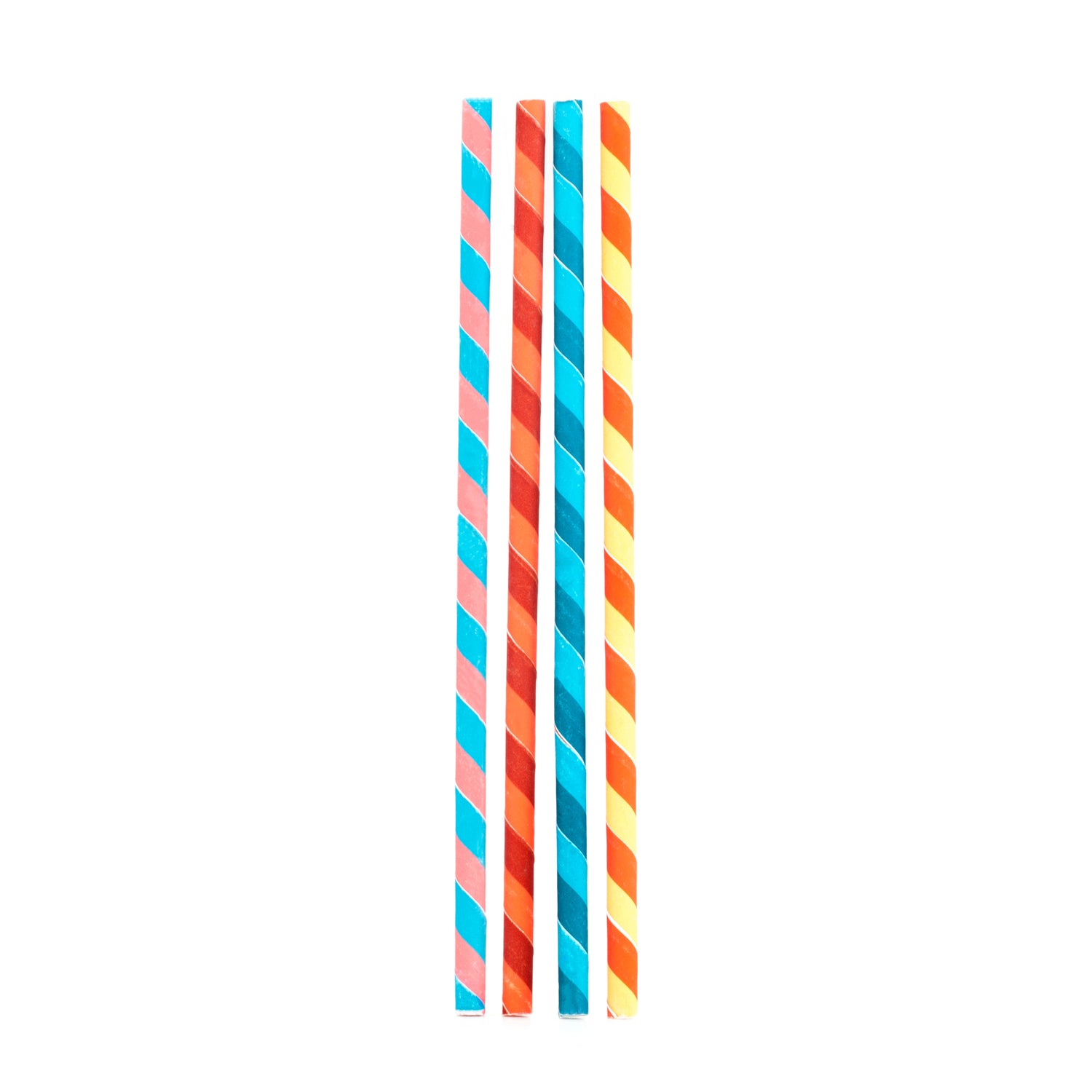 Party Stripes Paper Straws