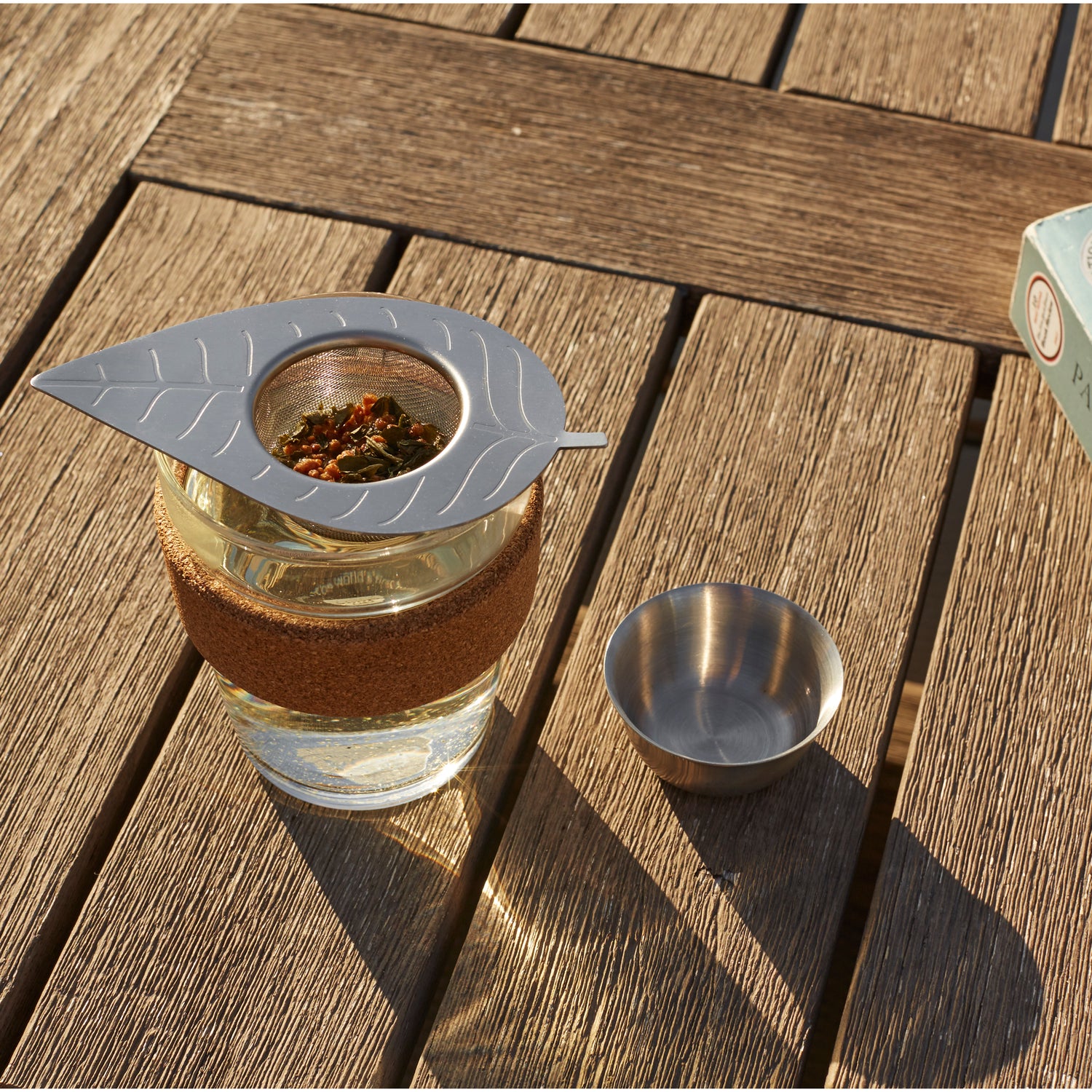  Kikkerland Colador de té de hoja : Hogar y Cocina