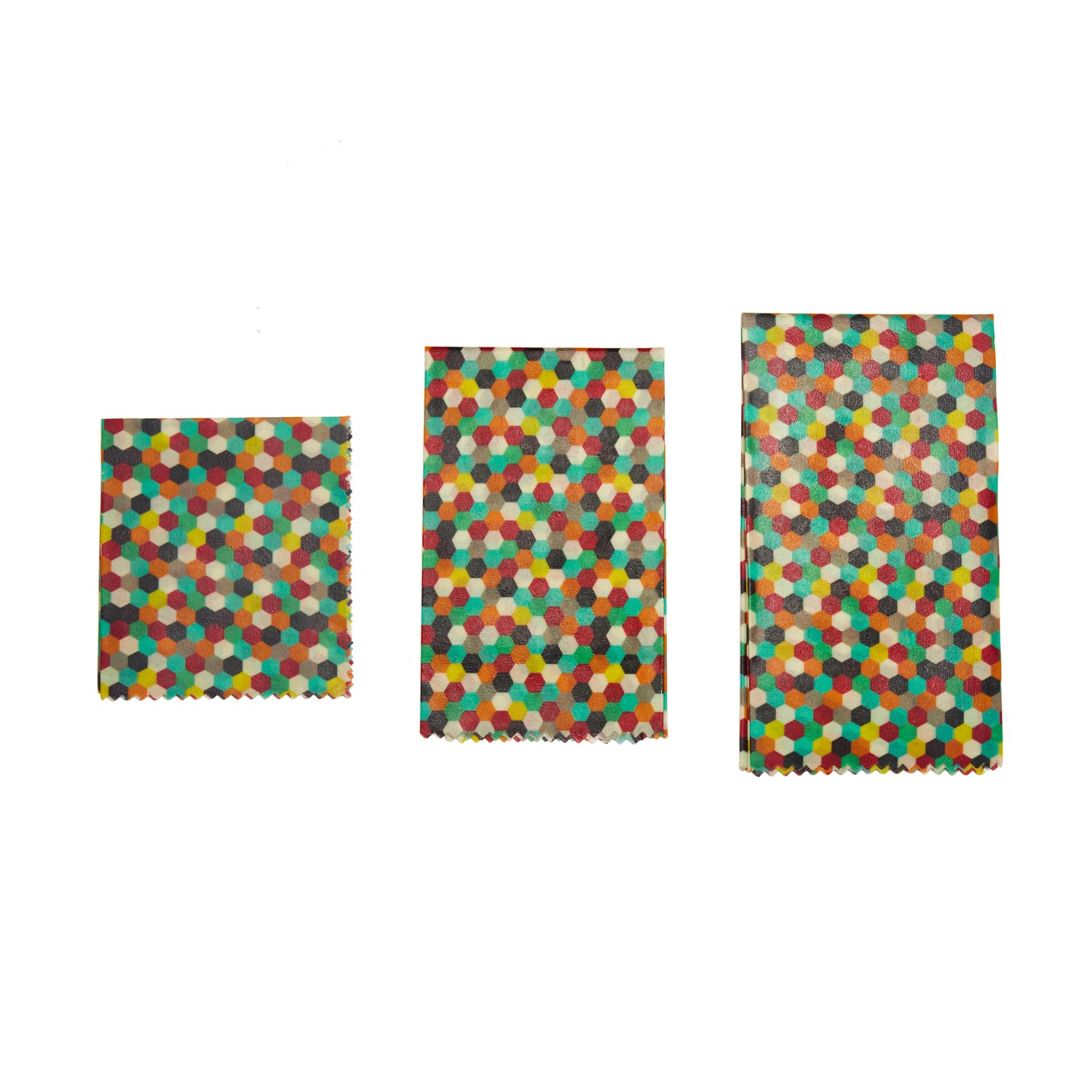 Multicolor Reusable Beeswax Wraps