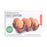Terracotta egg racks are an ideal way to store your eggs .Designed from the traditional cardboard trays. Holds 6 eggs 
Designer: KDT 
Product Measurement: 5.5"  x 3.5"  x 2.1" 
Material: terracotta