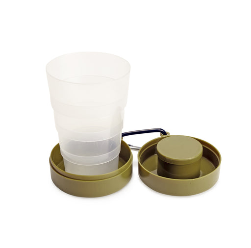 Collapsible Tumbler w Pill Compart