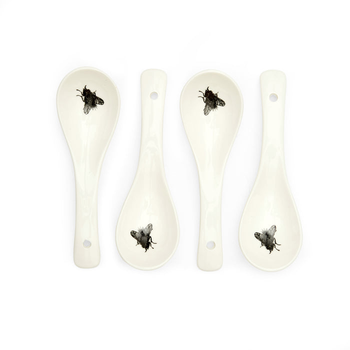 Fly Soup Spoons, Set of 4