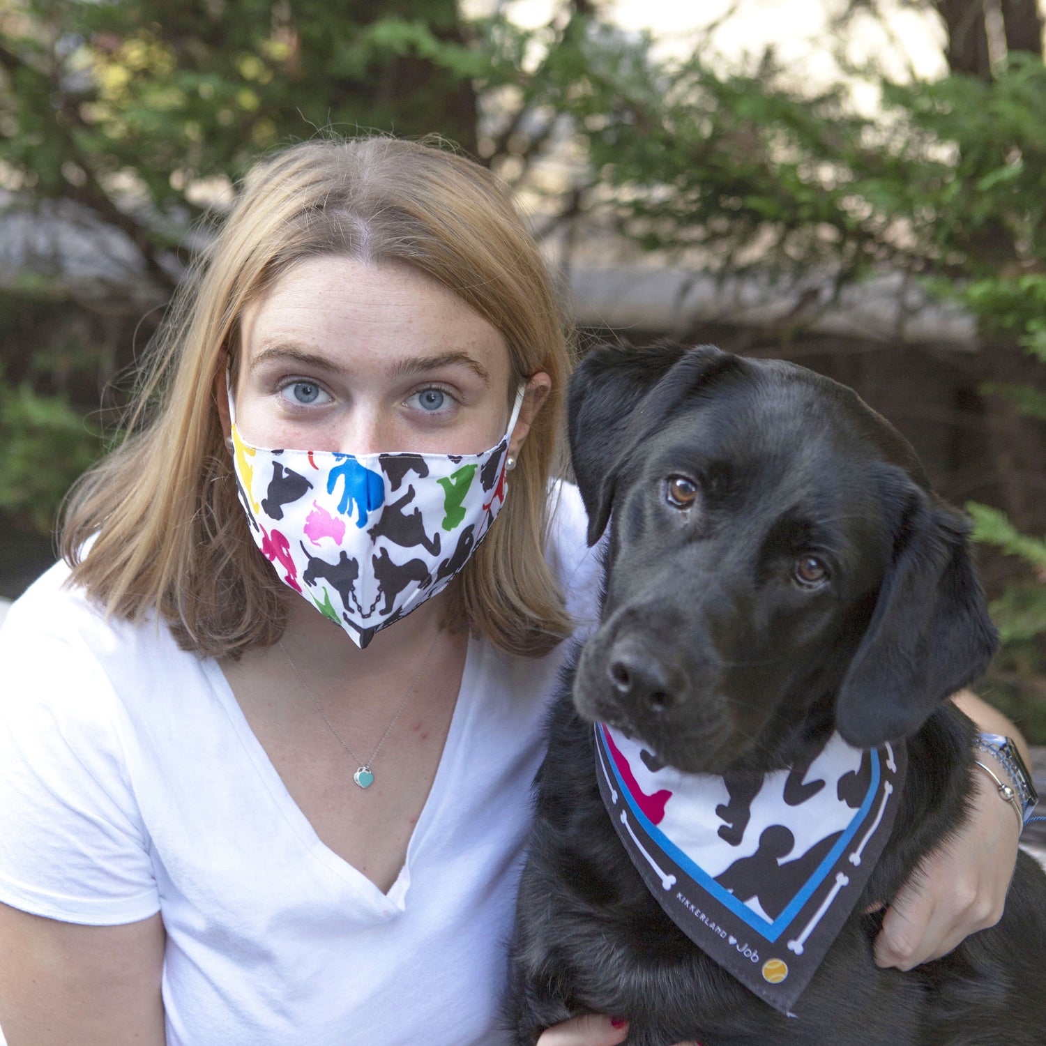 Masque et bandana Kobe Best Friend pour grands chiens