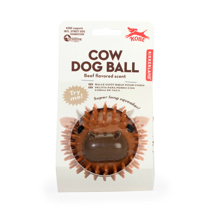 Beef Flavor Cow Dog Ball