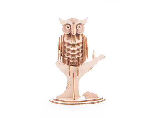 Owl 3D Puzzle Premade Sample