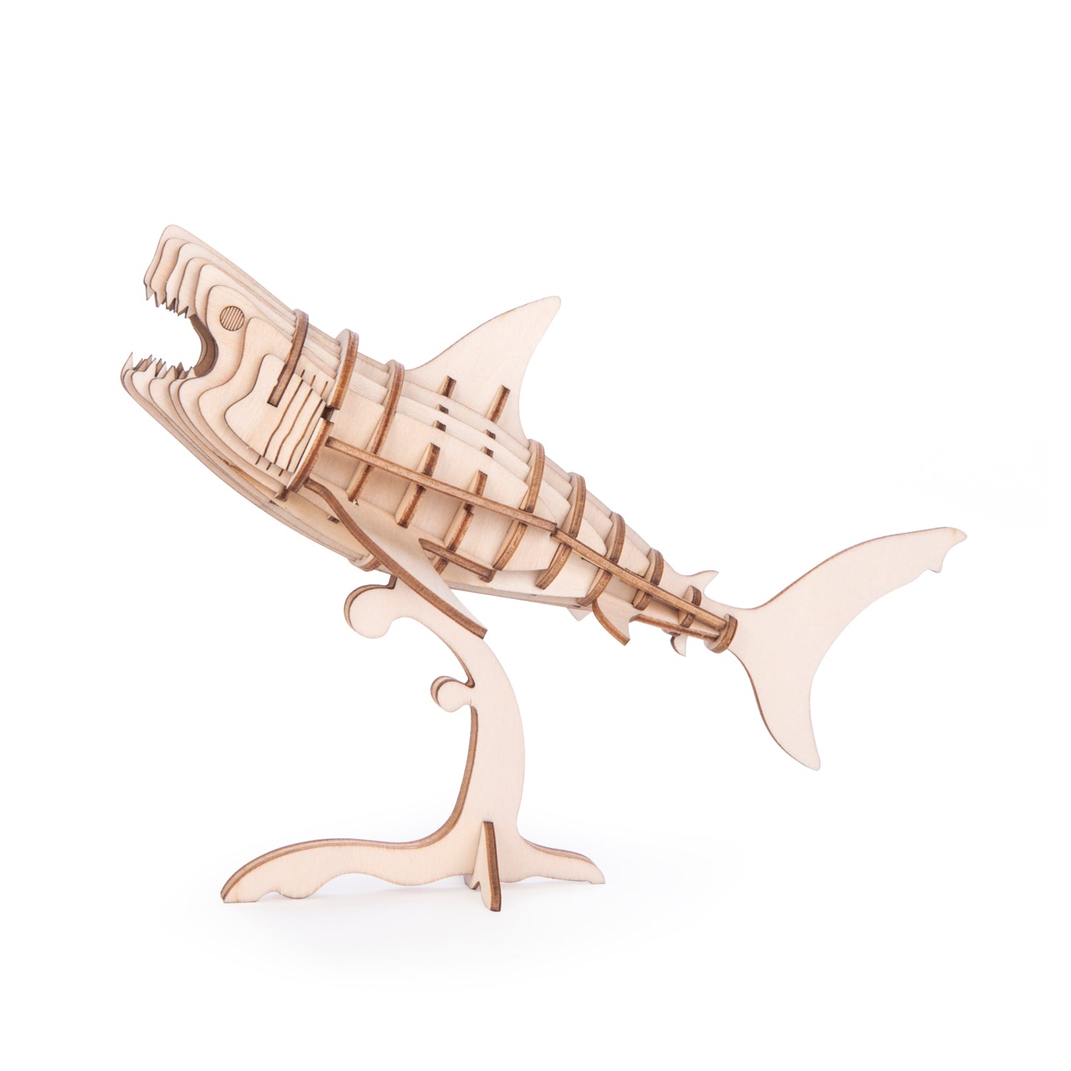 Puzzle en bois 3D requin