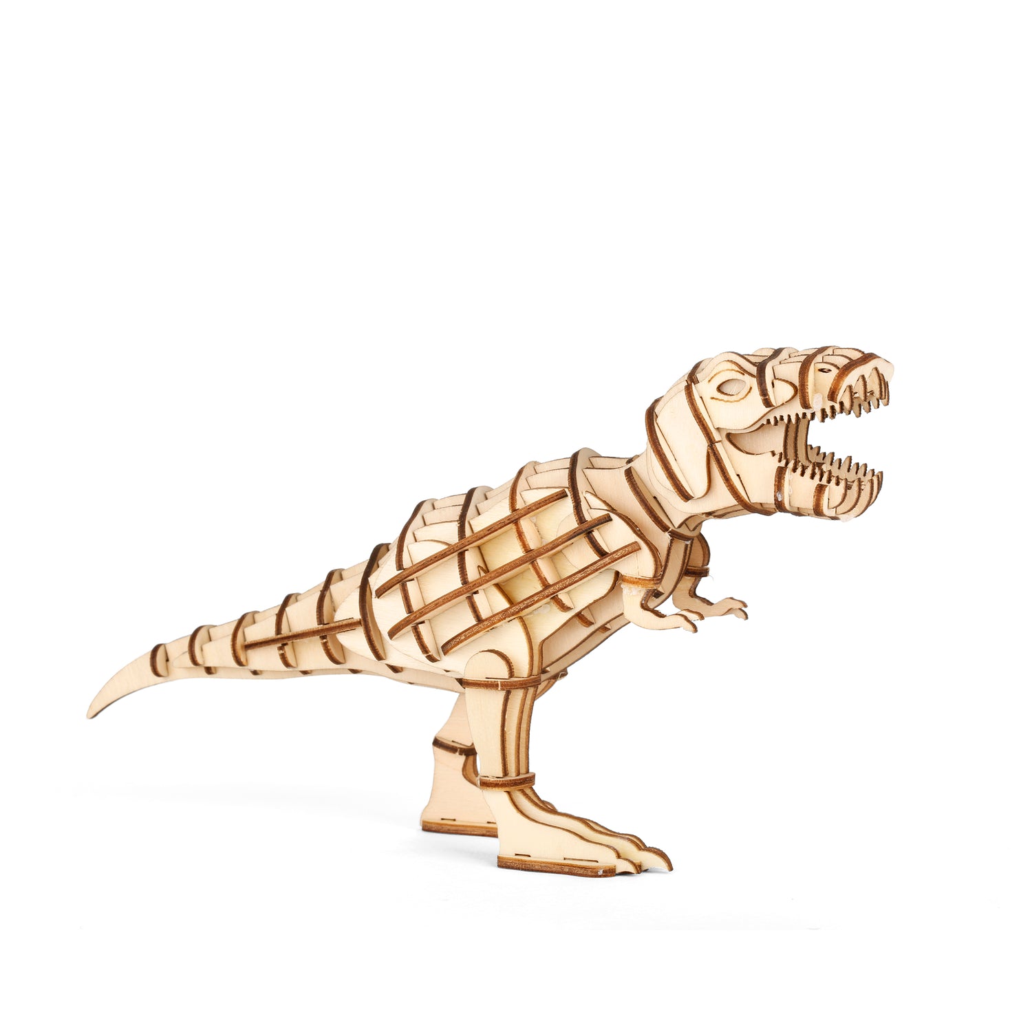 T-Rex 3D houten puzzel