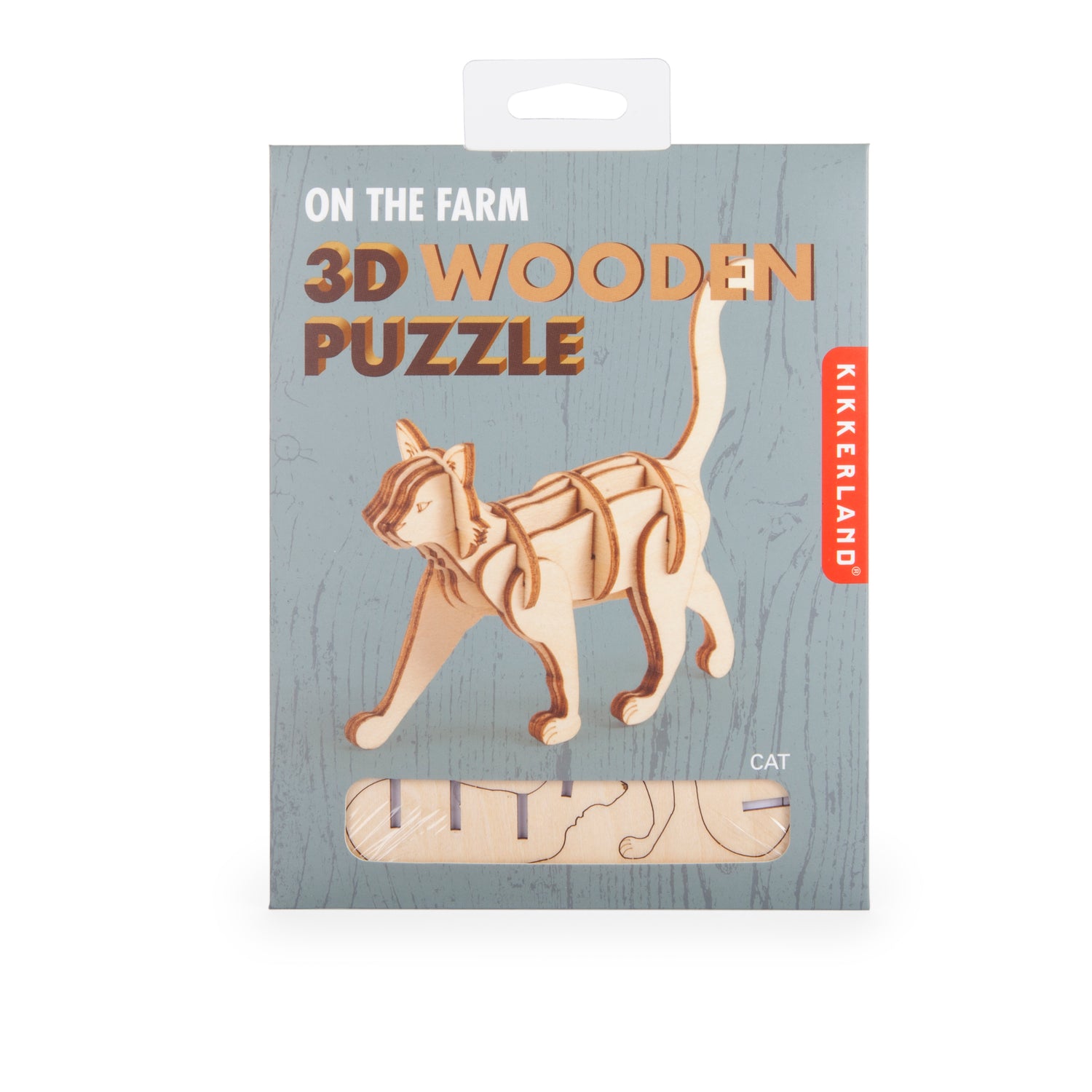 Puzzle en bois 3D chat