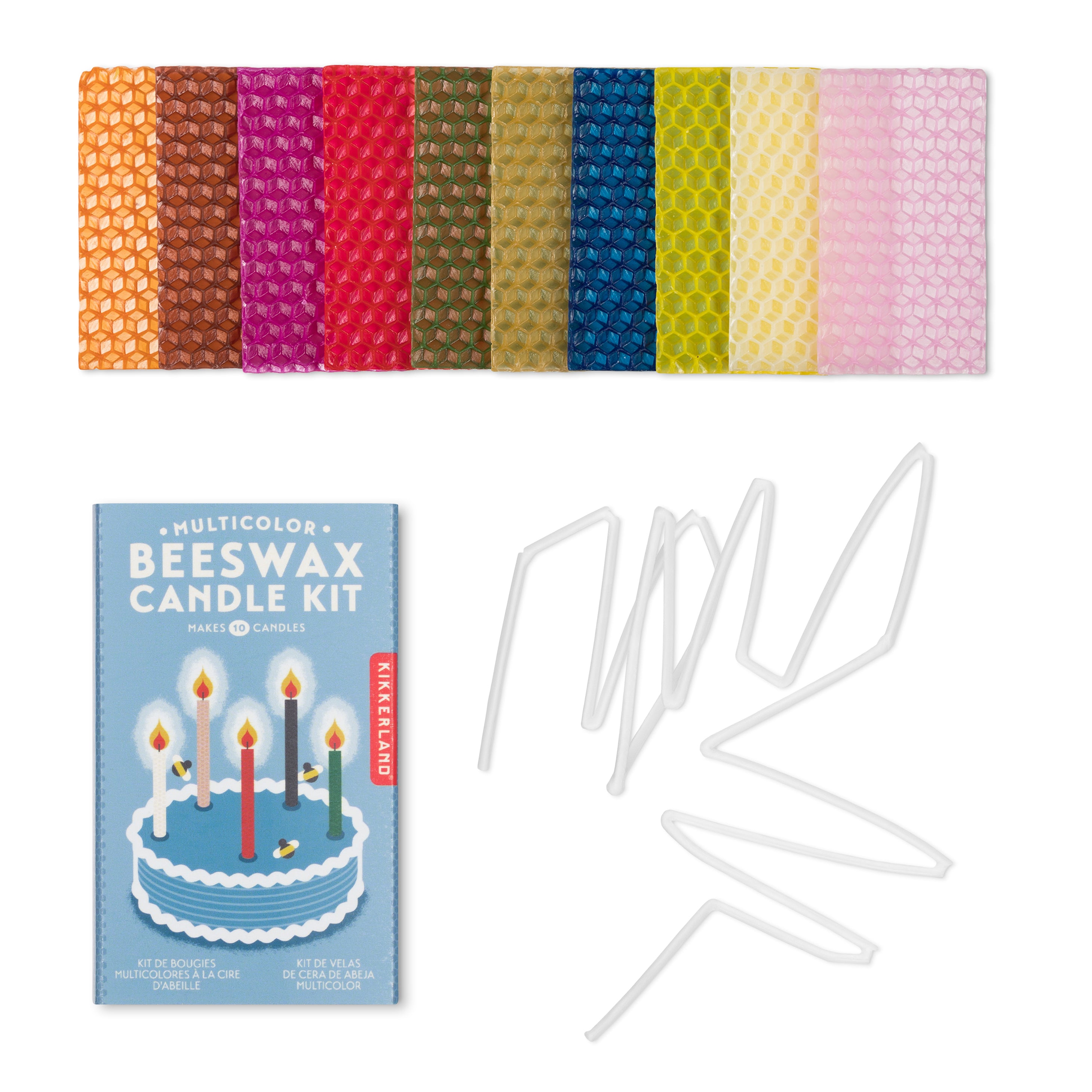 Multicolor Beeswax Candle Kit Kikkerland Design Inc