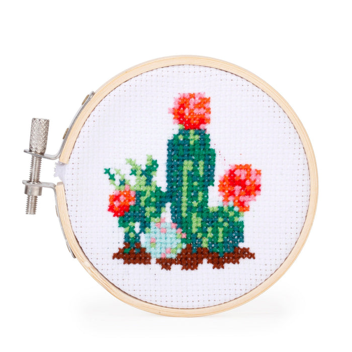 Mini Cross Stitch Kit - Cactus