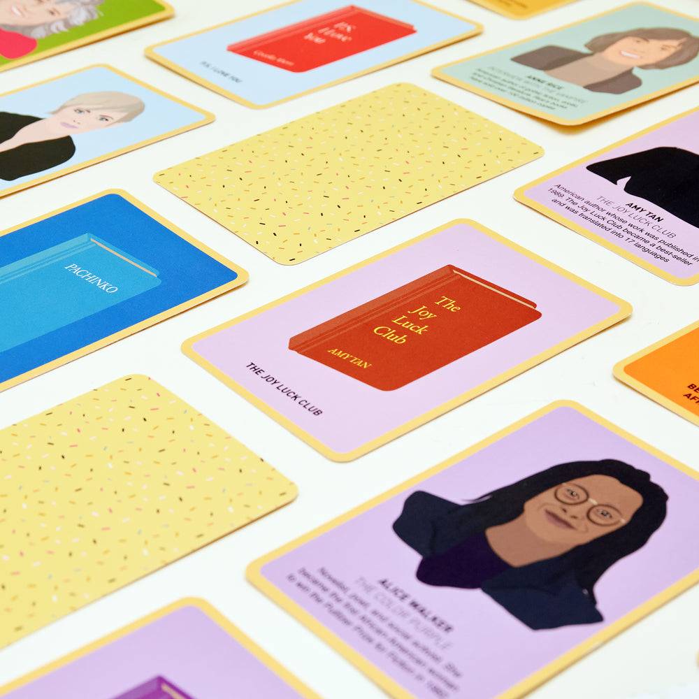 Great Women Writers Memory Game, Flash Cards
