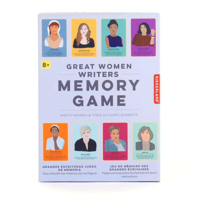 Great Women Writers Memory Game, Flash Cards