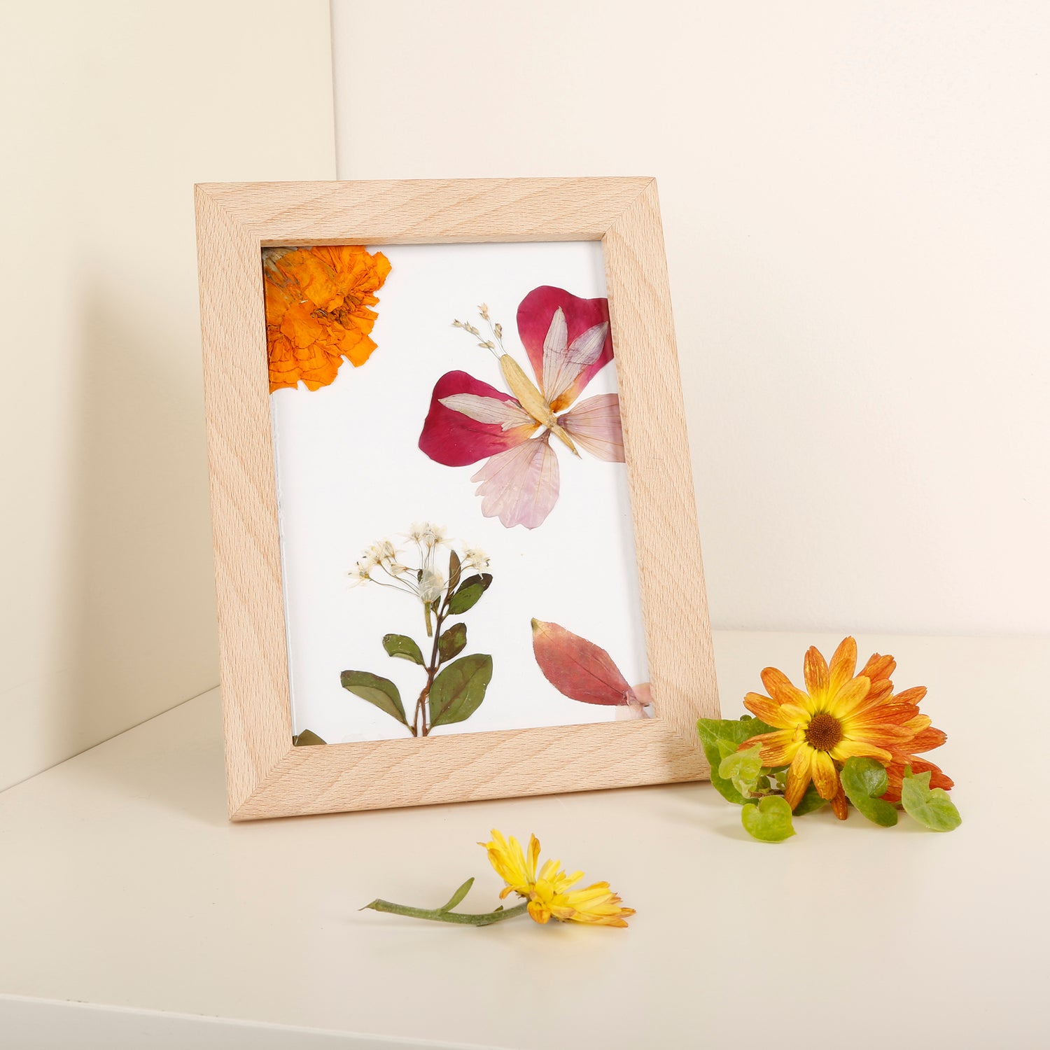 Pressed Flowers in Floating Frames – The Artful Roost