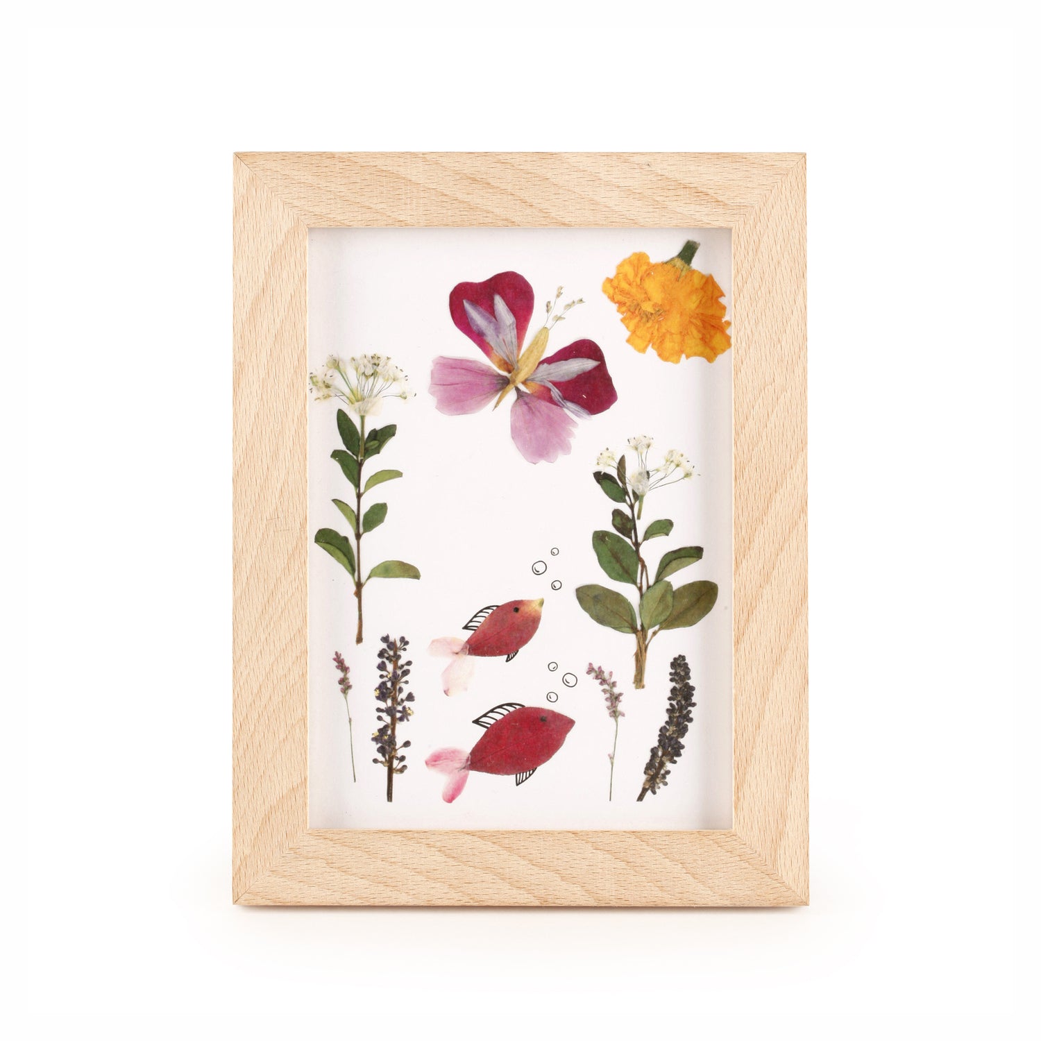 Huckleberry Créez votre propre cadre de fleurs pressées