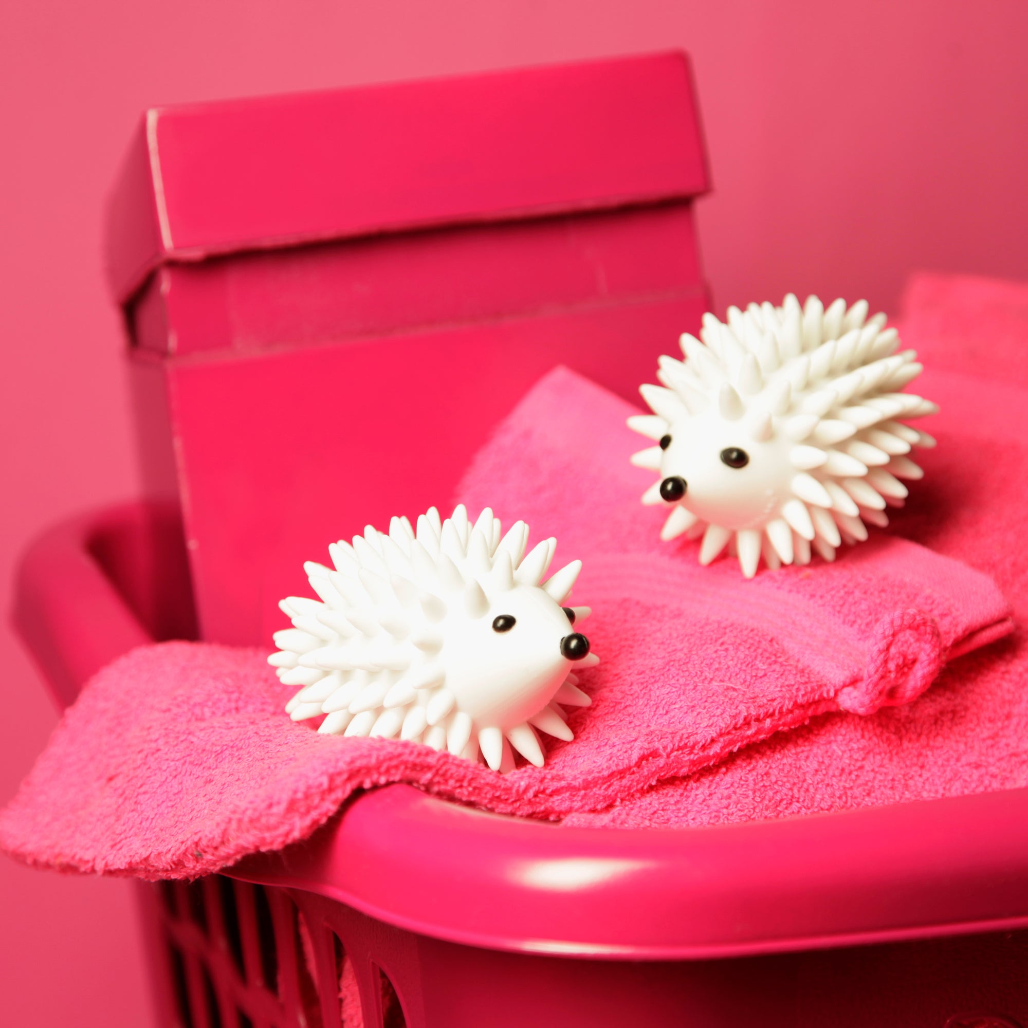 Hedgehog Reusable Dryer Buddies, Laundry Balls, Set of 2 — Kikkerland