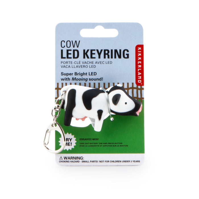 Cow LED Keychain