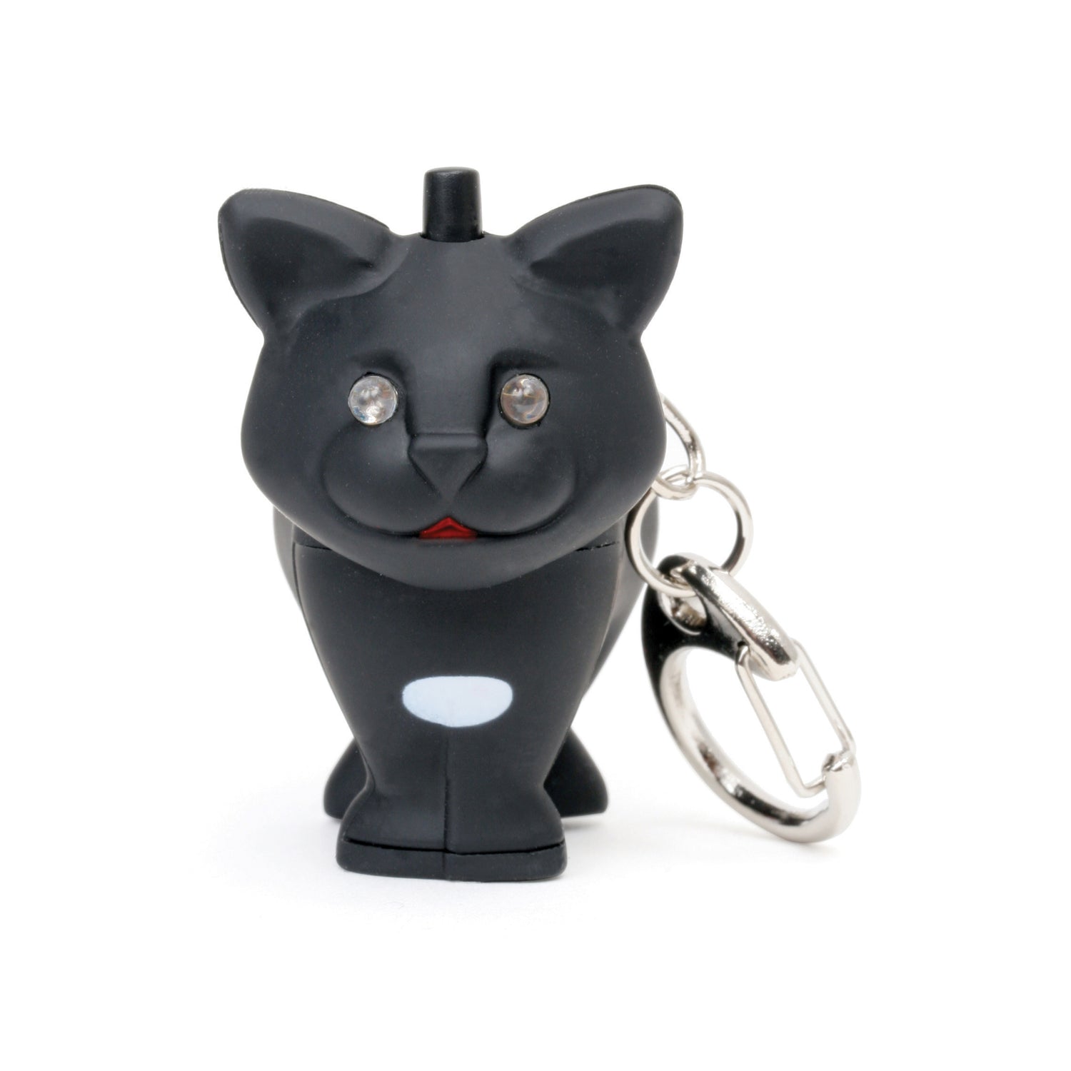 Porte-clés LED et son pour chat