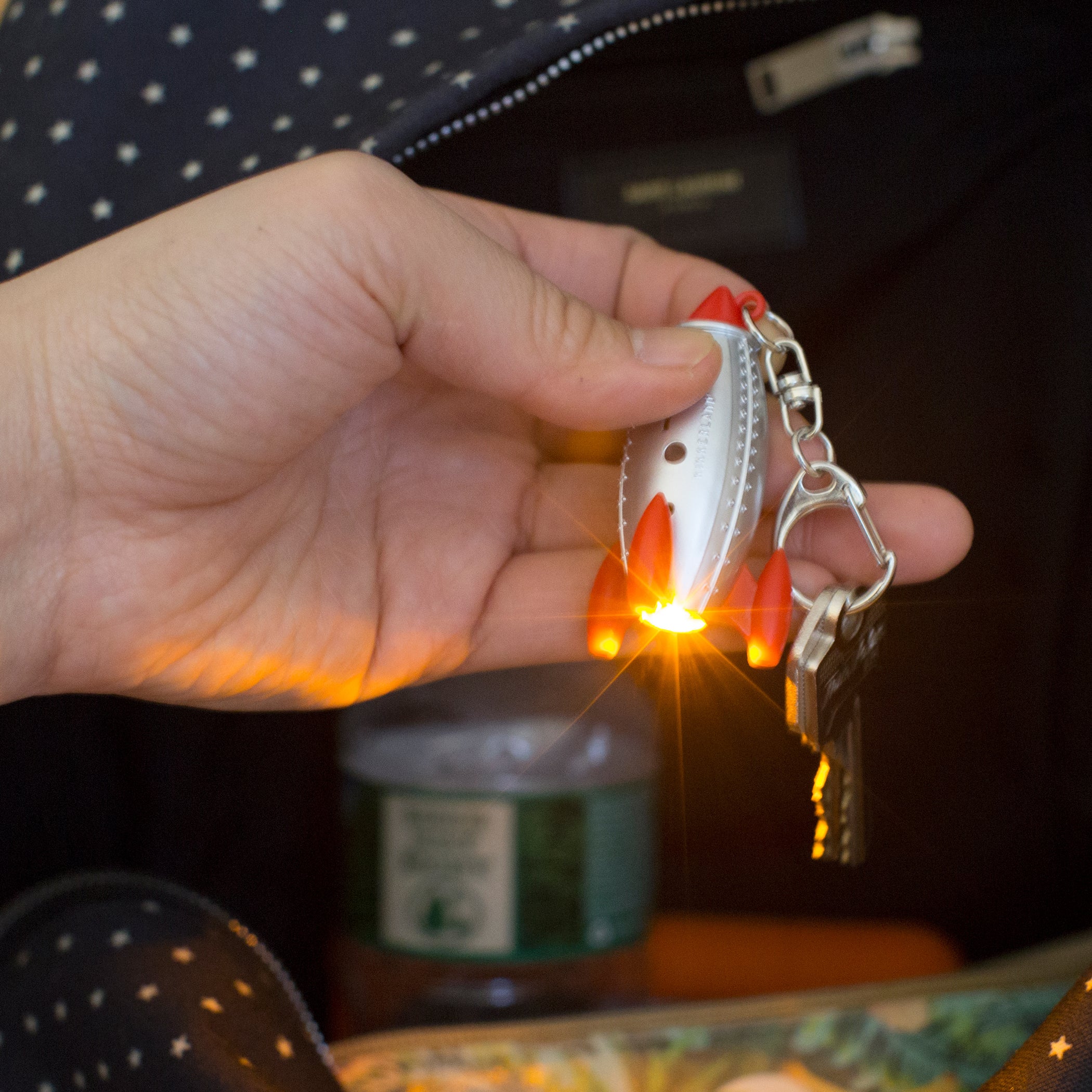 Rocket Keychain — Kikkerland Design Inc