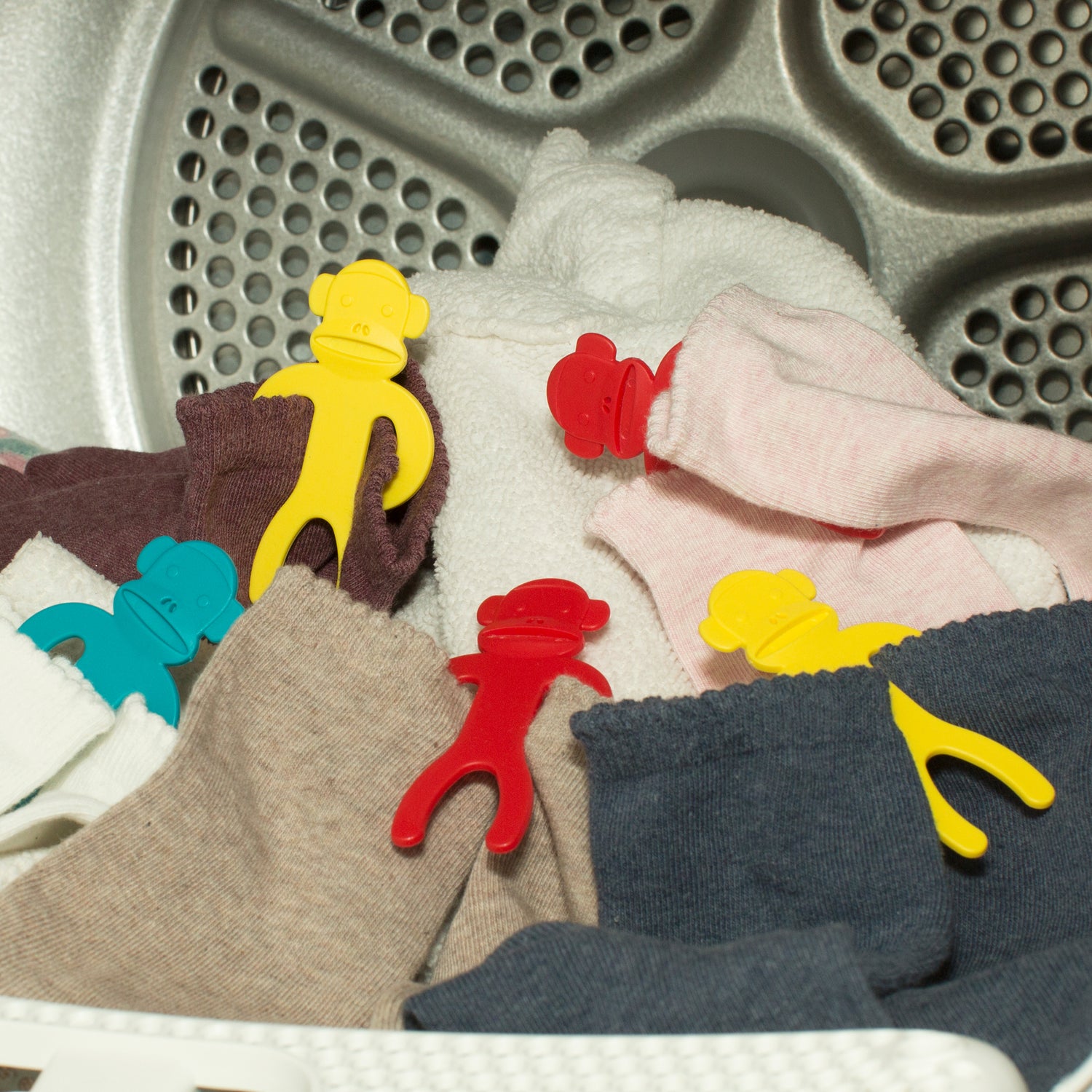 Sock Washing Locks - Sock Clips for Washing Machine, Lost Sock Keeper -  Laundry Tool for Socks - 3-Pack, 8 Pairs Each