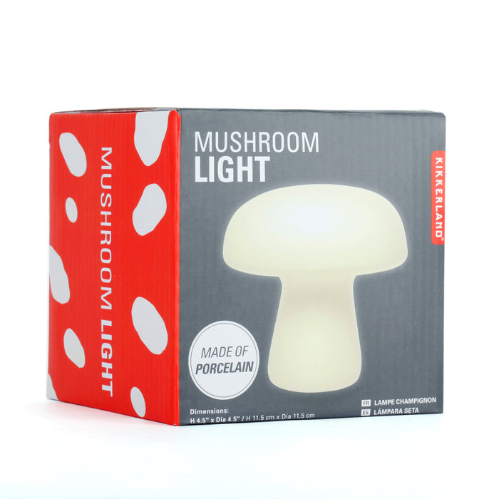 Large Mushroom LED Lamp Night Light, Batteries Included