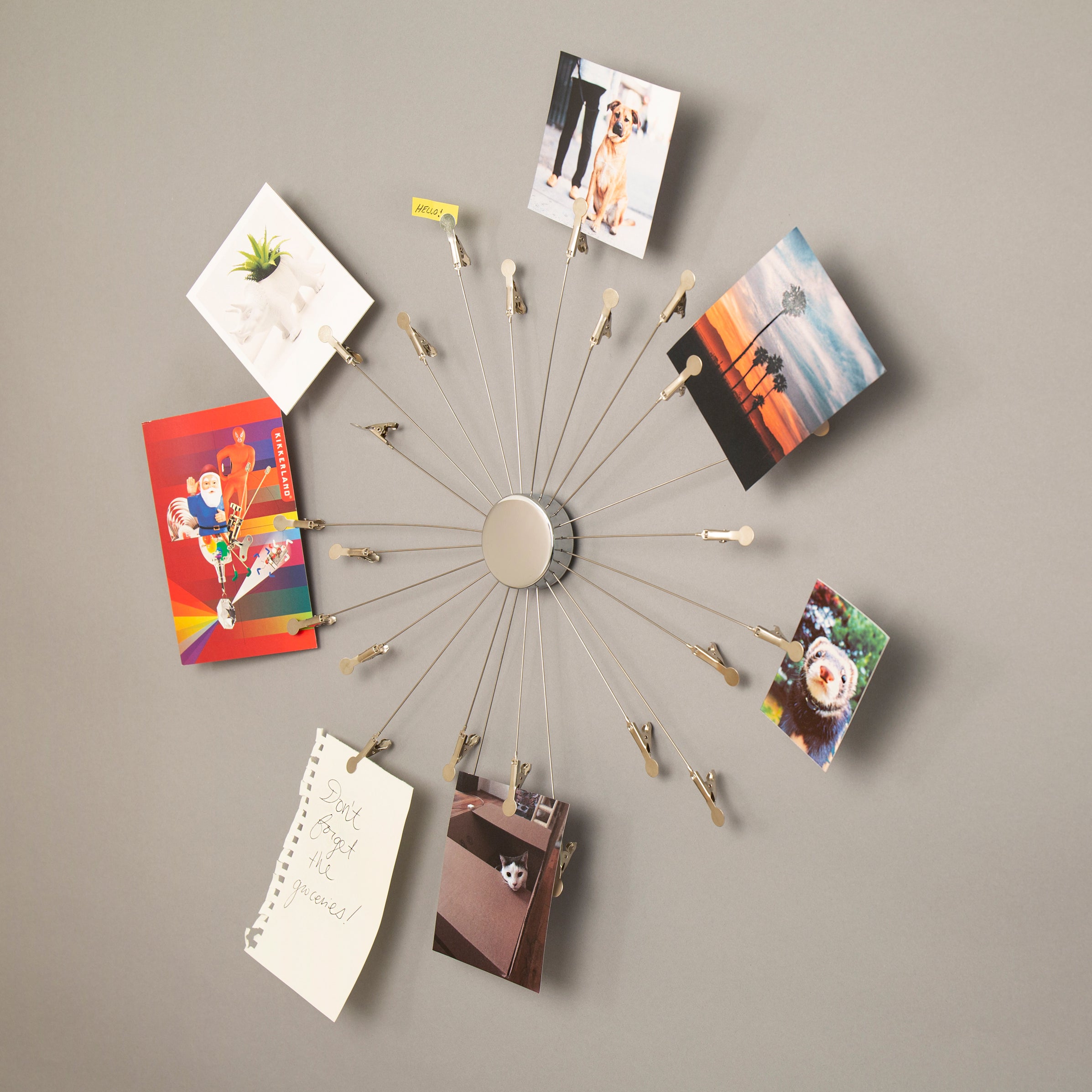 Sunburst Photo/Memo Holder — Kikkerland Design Inc
