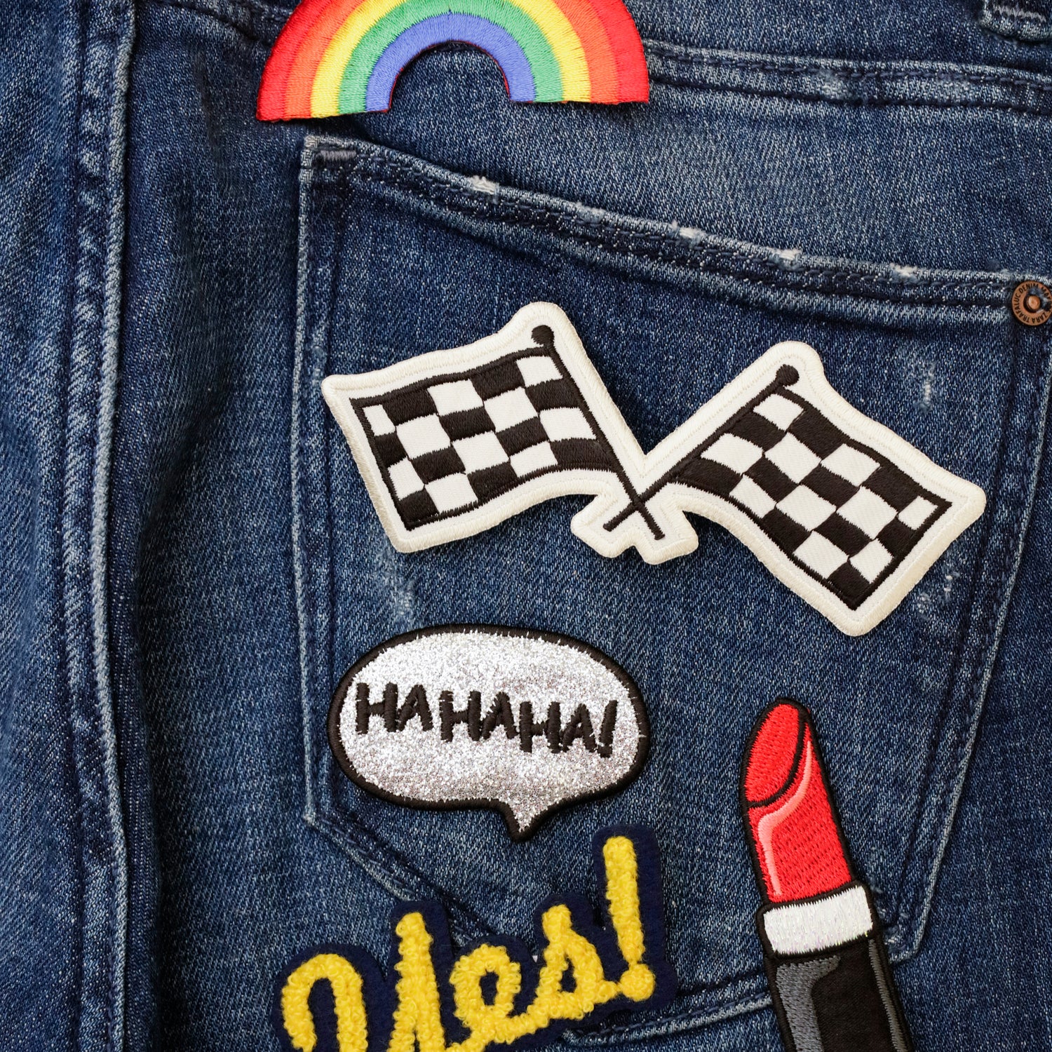 Girl Power opstrijkpatches