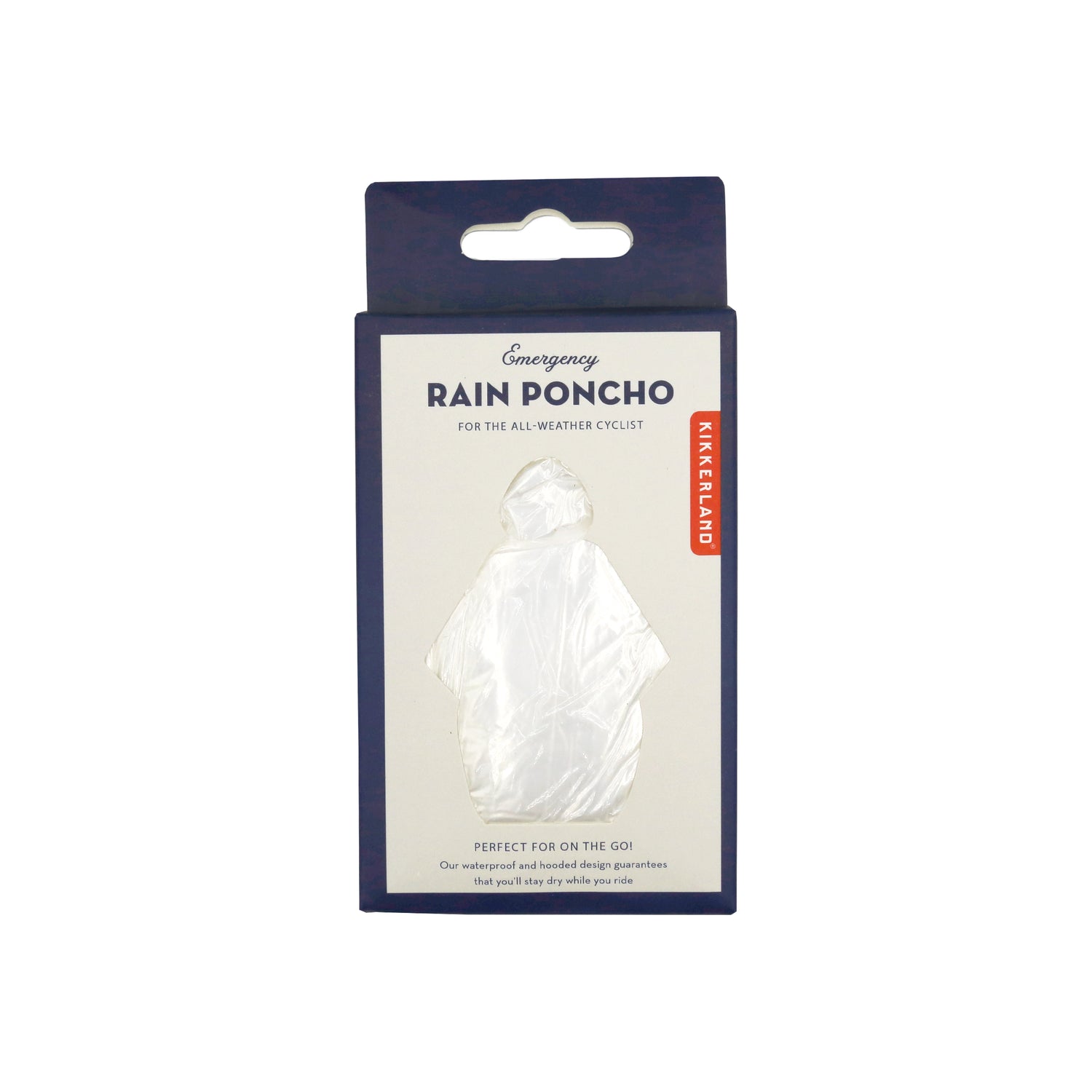 Grab-N-Go Dry Emergency Rain Poncho, Clear: MCR Medical Supply