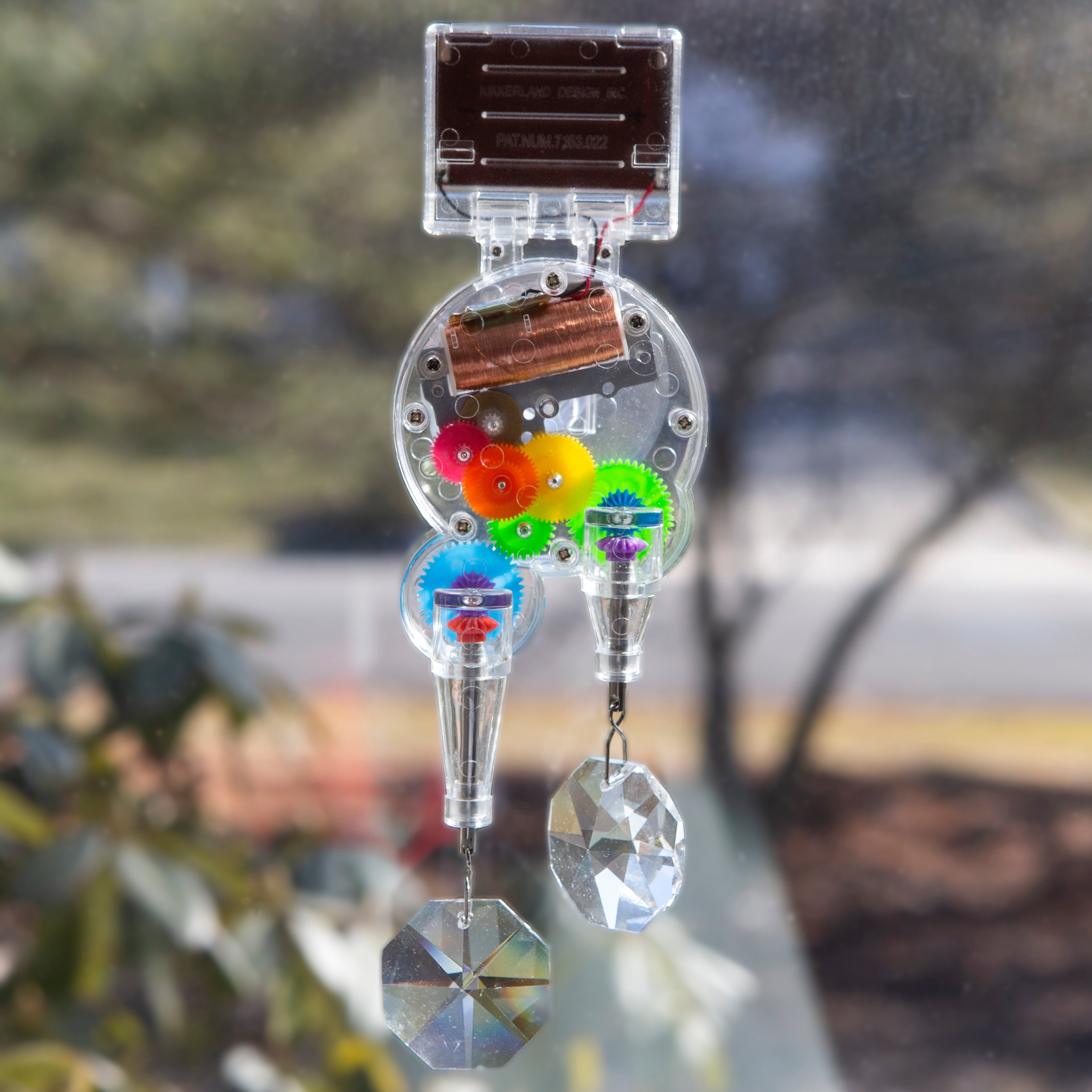 Solar Powered Double Crystal RainbowMaker® – Kikkerland Design Inc