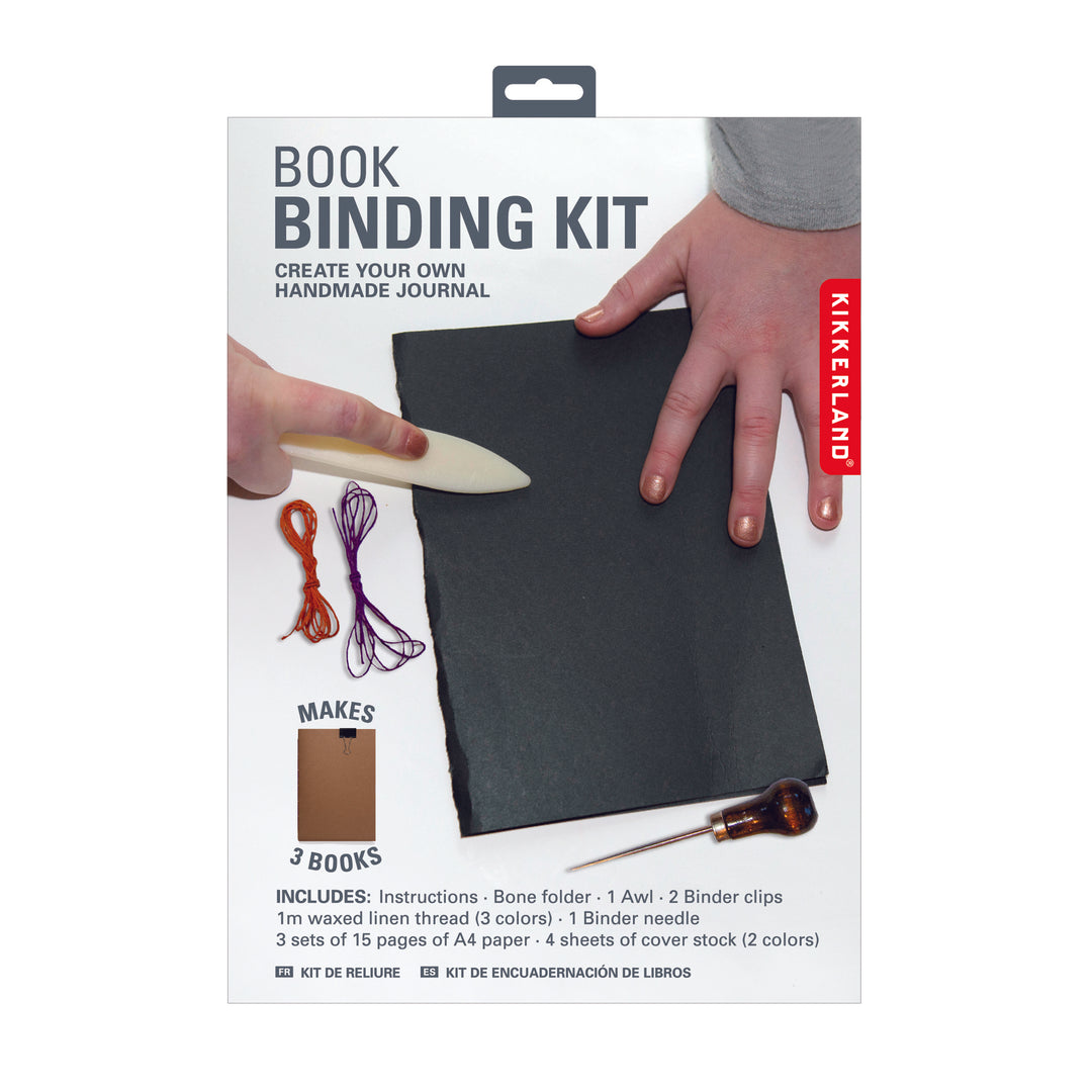 Book Binding Kit Kikkerland Design Inc