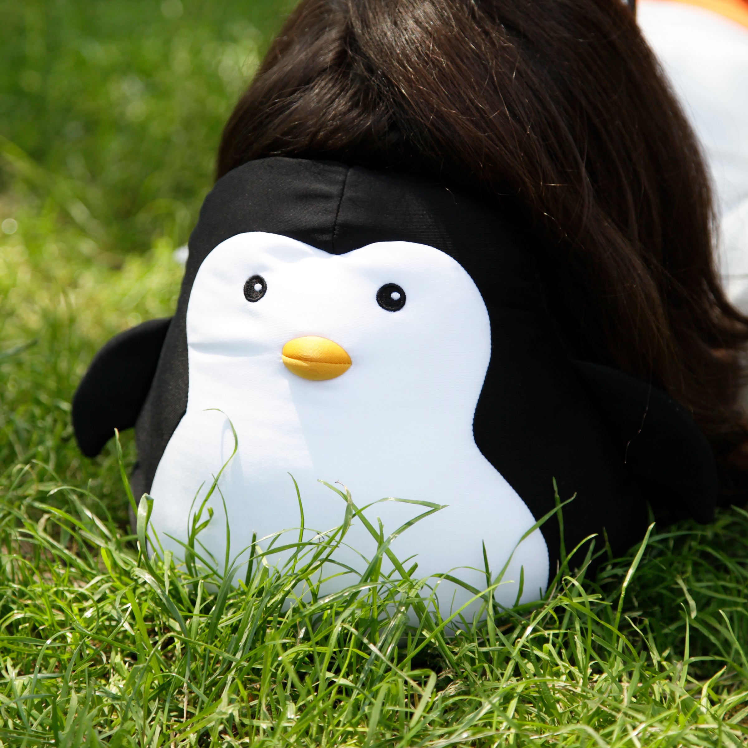 Zip and flip penguin sale pillow