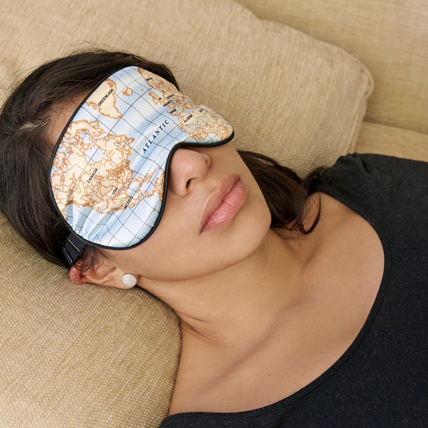 Maps Ultra Soft Sleep Mask