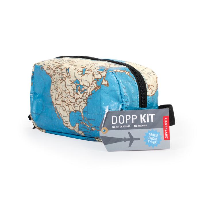 Kikkerland Maps Travel Laundry Bag