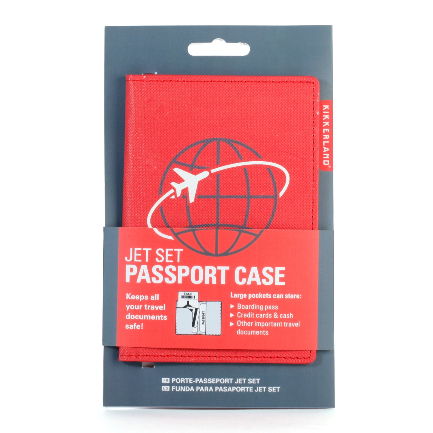 Red Jet Set Passport Case