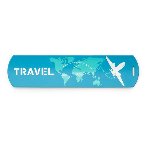 Blue Slap Luggage Tag for Travel Identification
