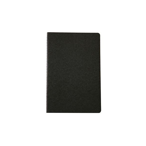 Plain - Dark Gray / Maroon - WritersBlok Notebook